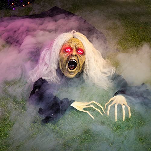 Light up with Grounderbreaker Sound Effect Witch Decor
