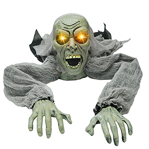 Groundbreaker Zombie with Sound and Flashing Eyes for Golf Cart Roof