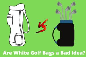 white vs black golf bags