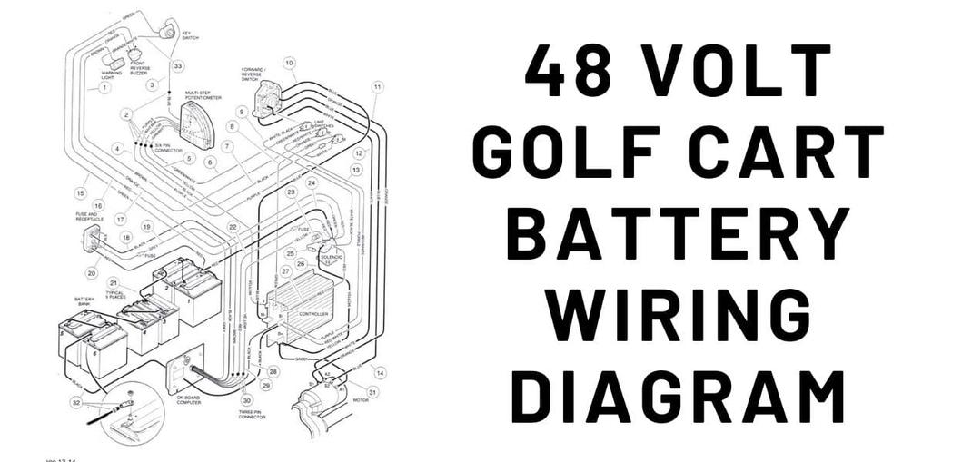 48 Volt Golf Cart Battery Wiring Diagram