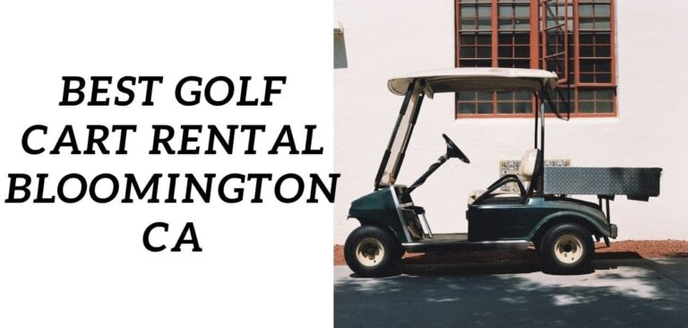 where to rent golf carts in Bloomington California