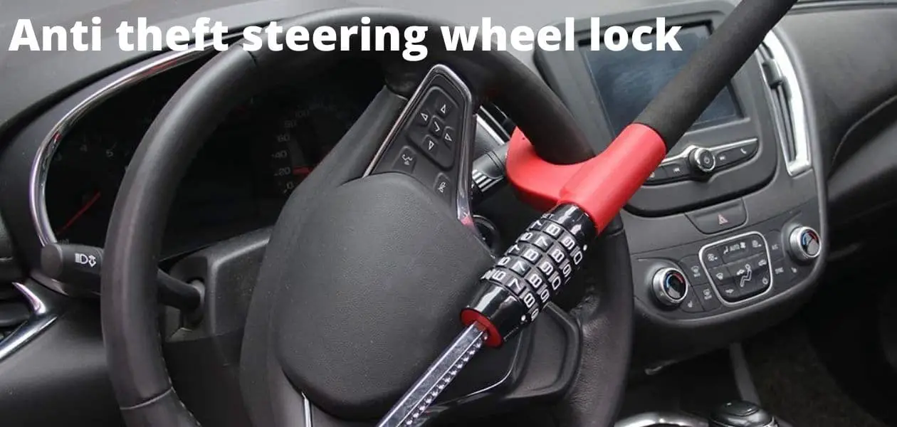 anti theft steering wheel lock for golf cart