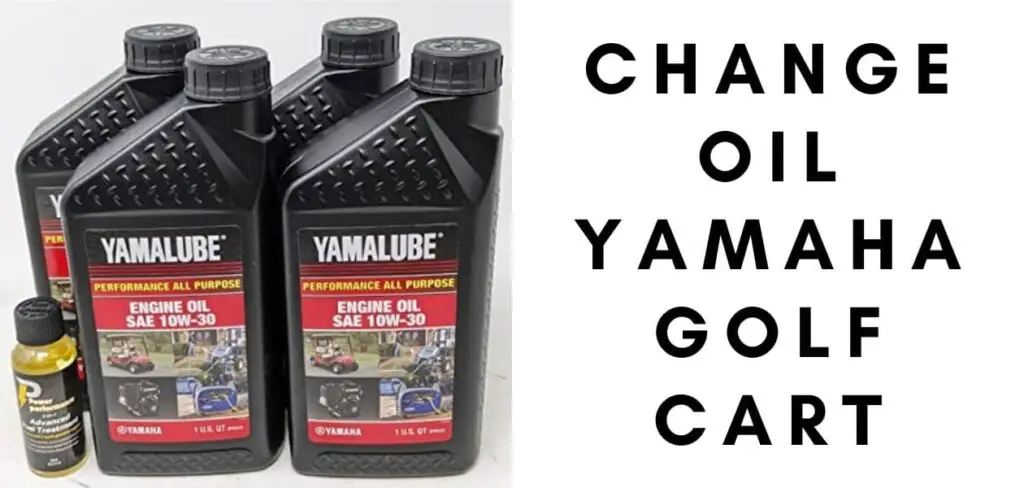 how to Change Oil in a Yamaha Golf Cart (1)