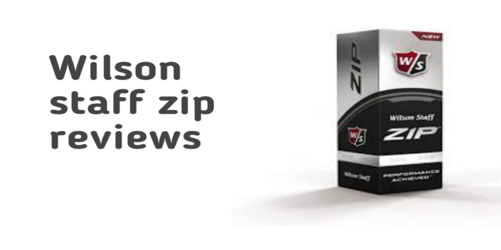 Wilson Zip Golf Ball Review Are the Staff Zip Balls Good?