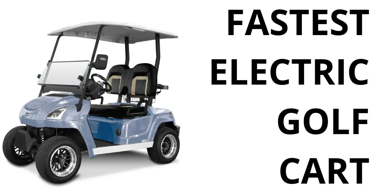 fastest electric golf cart