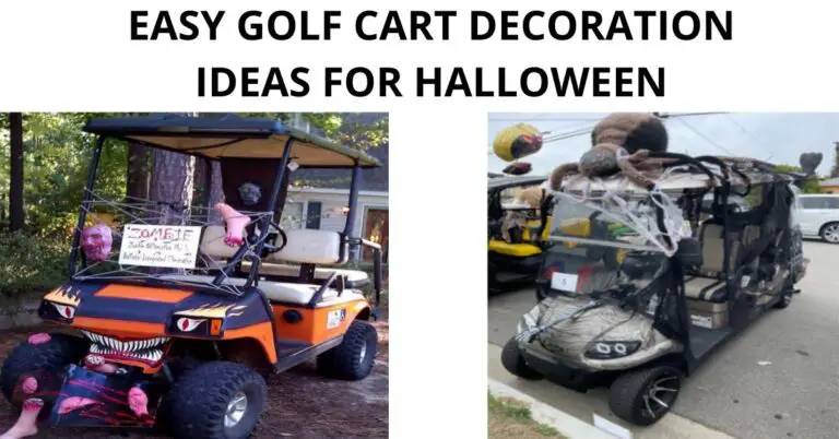 Decorate Golf Cart for Halloween