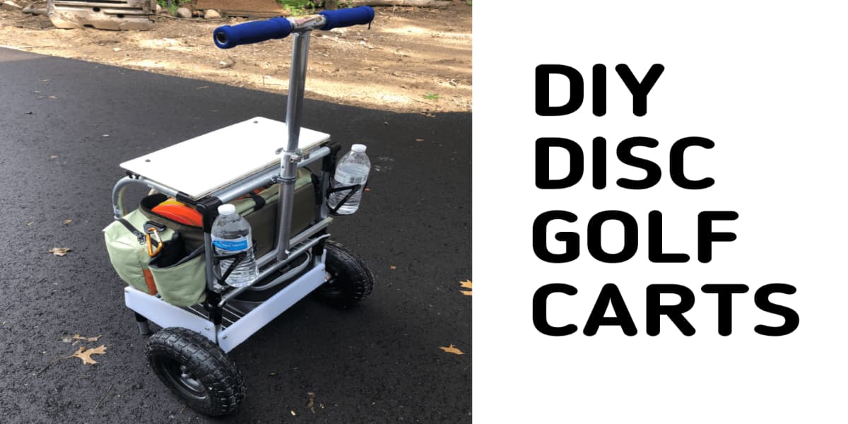 Homemade DIY Disc Golf Cart