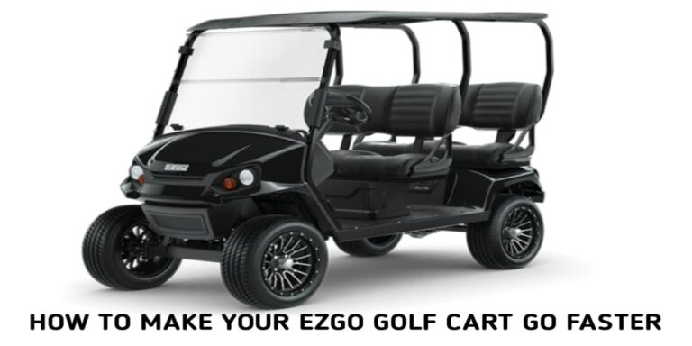 how can i make my electric club car golf cart go faster