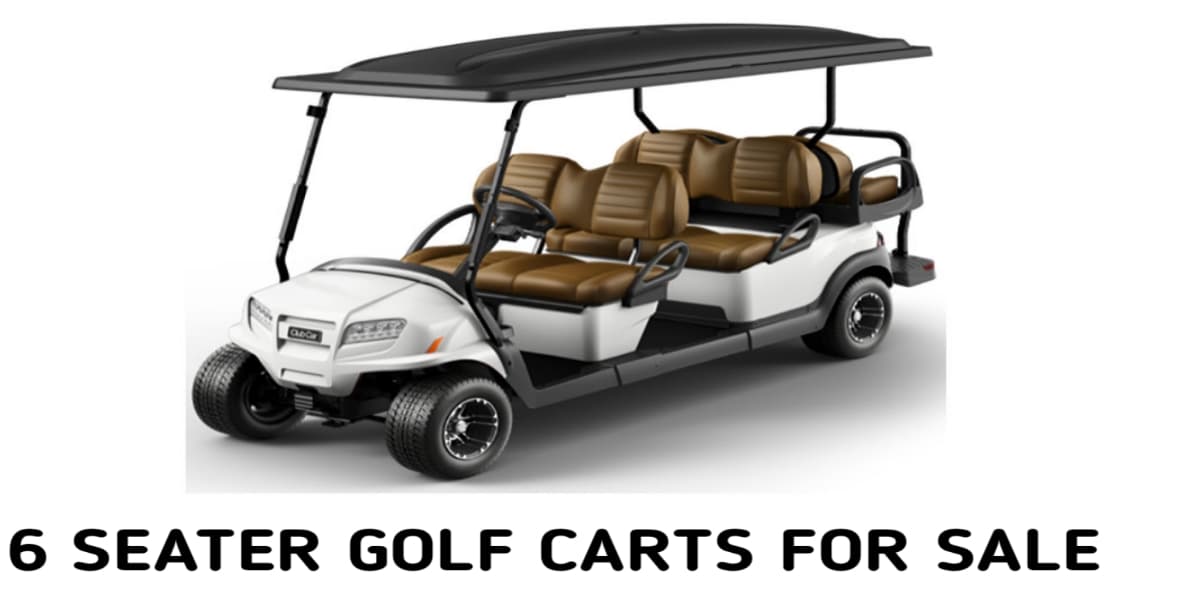6 seater gas golf cart for sale