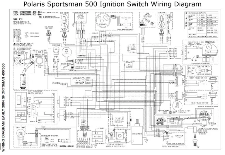 Polaris Ignition Switch Wiring Diagram (All Models & Years)