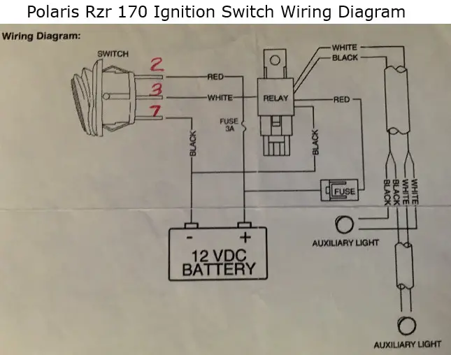 Polaris RZR 170 Ignition Switch Wiring Diagram