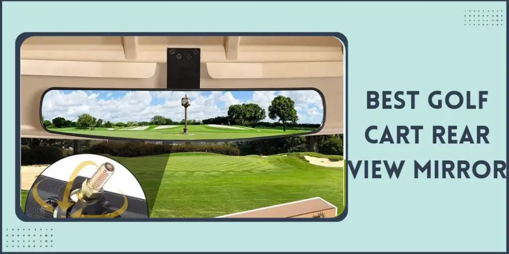 Best Icon Golf Cart Rear View Mirror