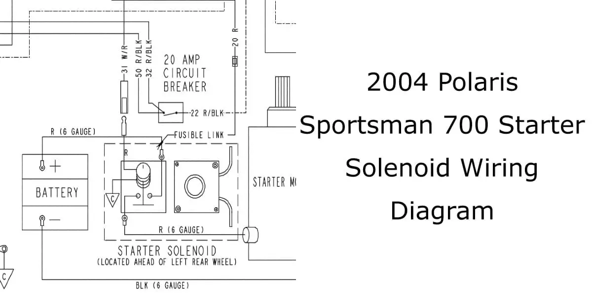 Polaris Sportsman 700 Starter Solenoid Wiring Diagram