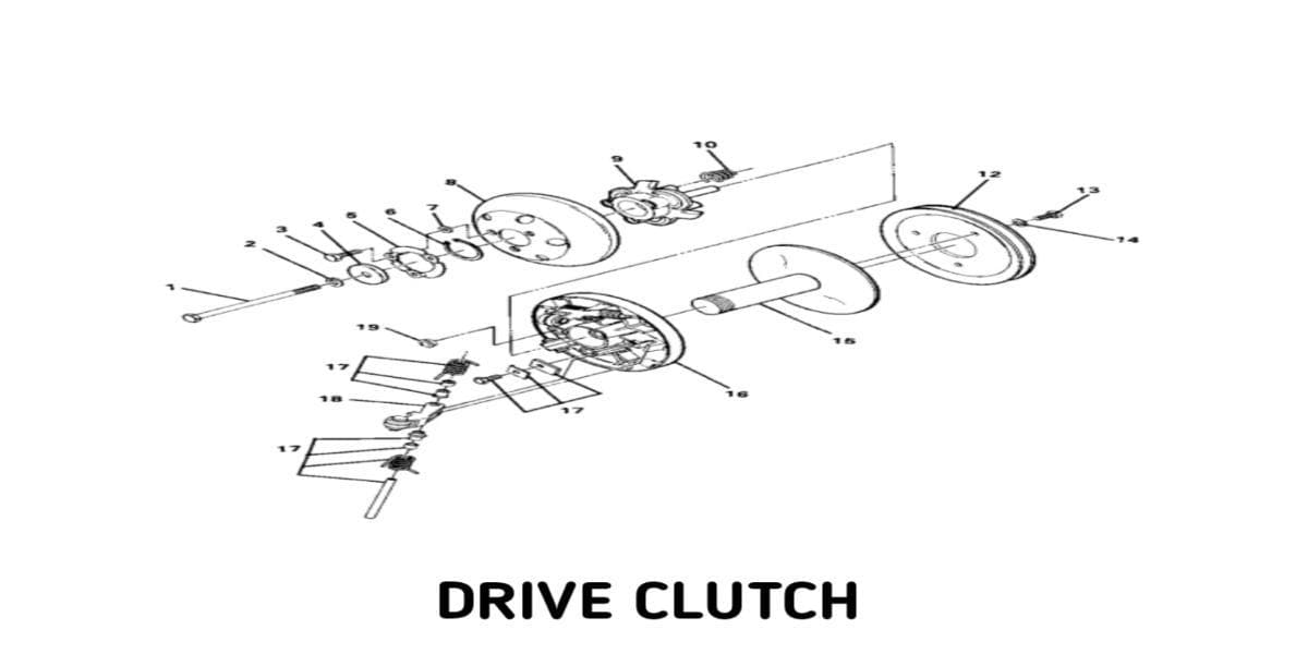 Club Car XRT 1550 Drive Clutch