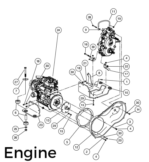 Club Car XRT 1550 Engine