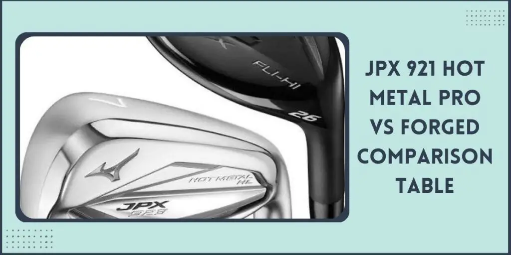 Jpx 921 Hot Metal Pro vs Forged
