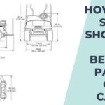 How much space should be left between parked golf carts?