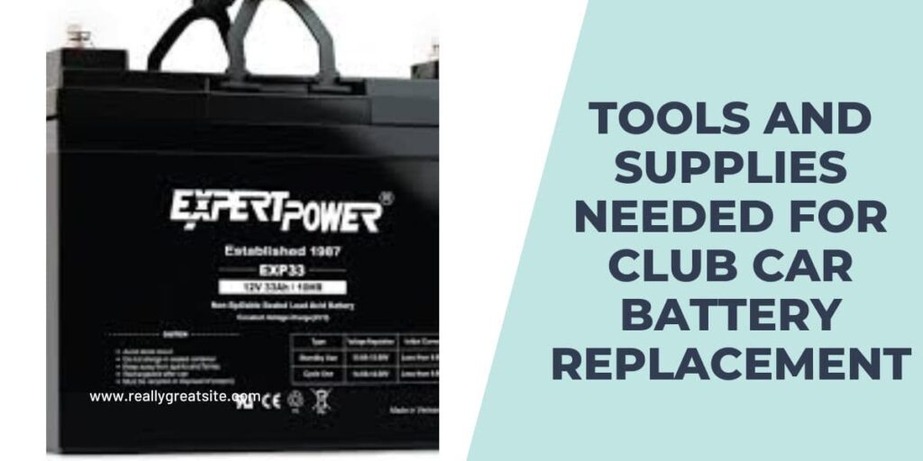 Club Car Battery Replacement