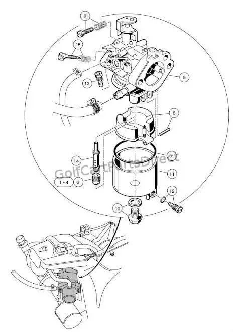 Club Car Carburetor Adjustment Diagram