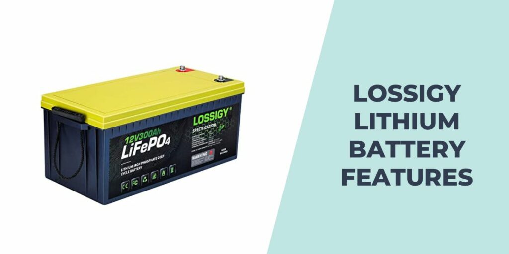 Lossigy Lithium Battery Features