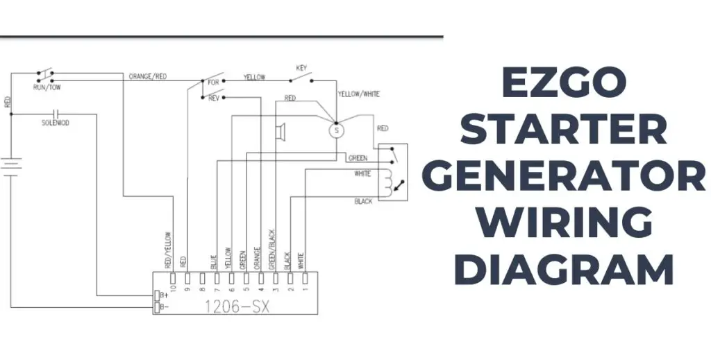 EZGO starter generator wiring diagram