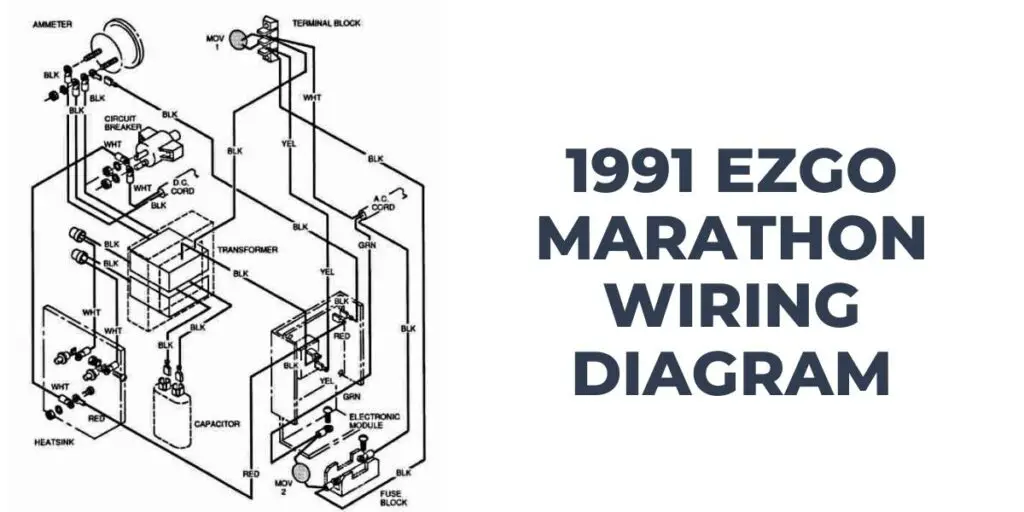 1991 EZGO Marathon Wiring Diagram