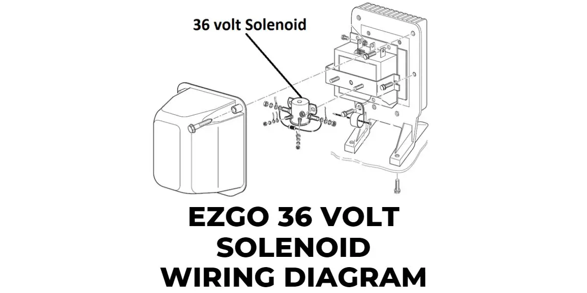 EZGO Solenoid Wiring Diagram 36v, 48v, TXT, RXV Golf Cart