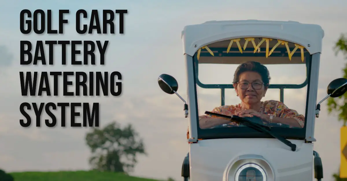 Golf Cart Battery Watering System for Club Car, EZGO, 48v