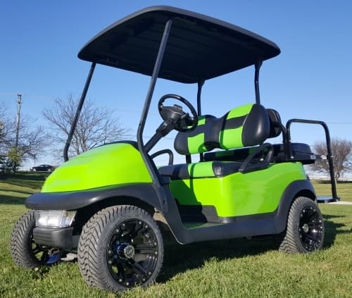 Green / Gray 48V Electric Golf Cart 2