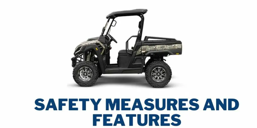 Safety Features of the Bighorn 550 UTV